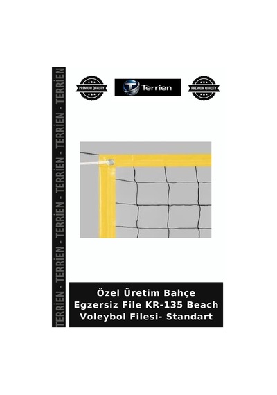 Özel Üretim Bahçe Egzersiz File Kr-135 Beach Voleybol Filesi- Standart