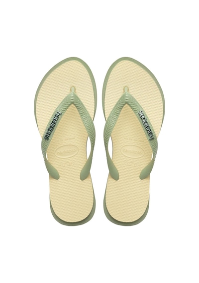 Havaianas Krem - Yeşil Kadın Plaj Terliği Top Poınt Fusıon-14559