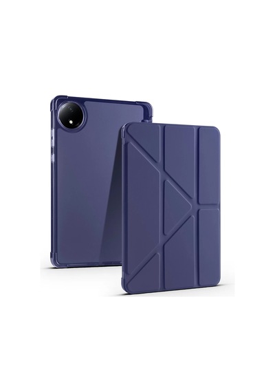 Xiaomi Redmi Pad Se 8.7 Kılıf Zore Tri Folding Kalem Bölmeli Standlı Kılıf Klasik