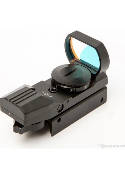 4 Farklı Nokta Gösterişli Çift Işıklı,avcılar Için Hedef Noktalayıcı Lisinya Siyah