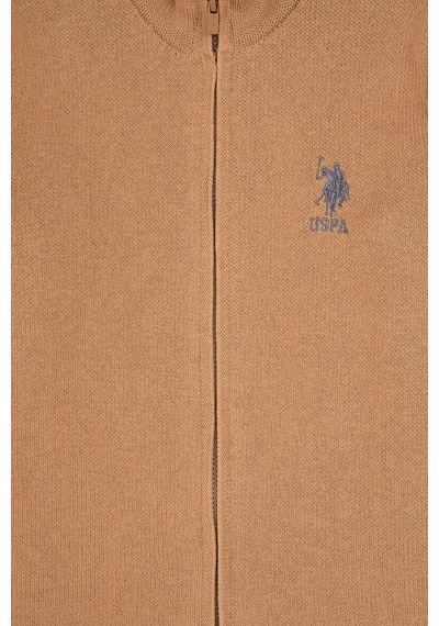 U.s. Polo Assn. Erkek Çocuk Camel Hırka Triko 50317144-vr015 Camel