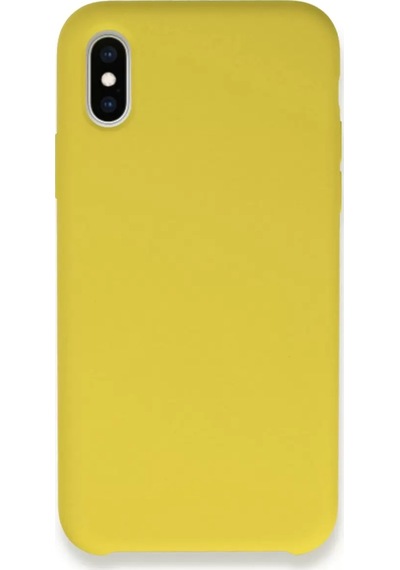 Newface Apple İphone Xs Max Kılıf Lansman Legant Silikon - Sarı