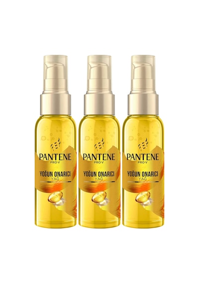Pantene Keratin Özlü Onarıcı E Vitaminli Saç Bakım Yağı 3 x 100 ML