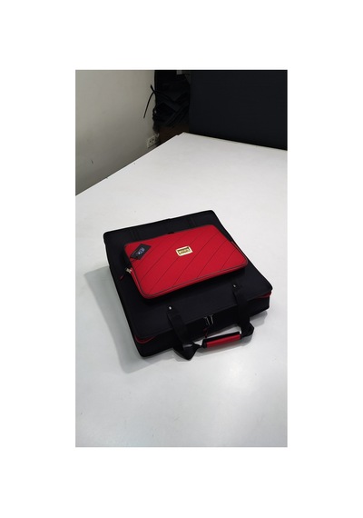 Mg16xu / Mg16x / Mg16 / Mg20xu / Mg20 Mikser İçin Uyumlu Soft Case Çanta Kılıf - Siyah Kırmızı.