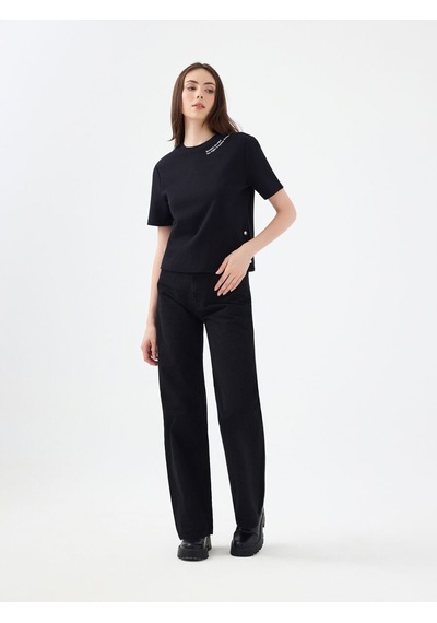 LOFT Regular Fit Kadın Tshirt K.kol Lf2040704 Q1.v1 Siyah