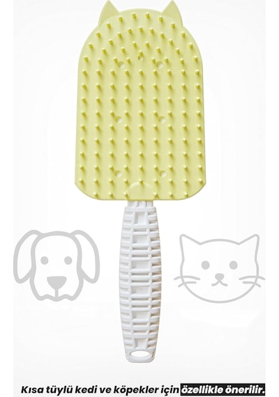 Silikon Kedi Köpek Tarağı Tüy Toplayıcı Tarak Kısa Tüylü Kediler İçin Tüy Toplama Fırçası Tarak,515201797