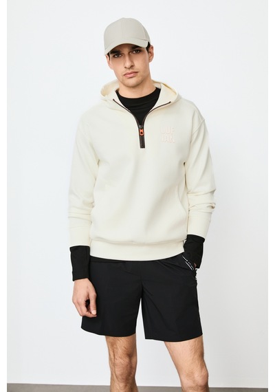 Lufian Grayson Erkek Sweatshirt Kırık Beyaz Kırık Beyaz 112030216100510