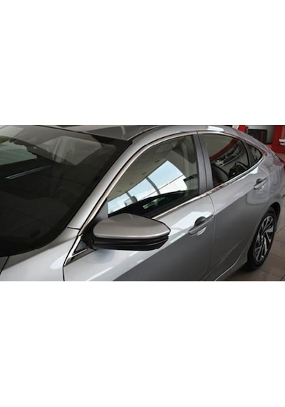 Honda Civic Fc5 2016-2021 Cam Alt Çıta Kromu Nikelajı