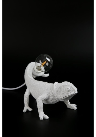 Dekoratif Lamba Tutan Bukalemun Abajur Masa Aydınlatma Dekoru Modern Aydınlatma Ev Dekor