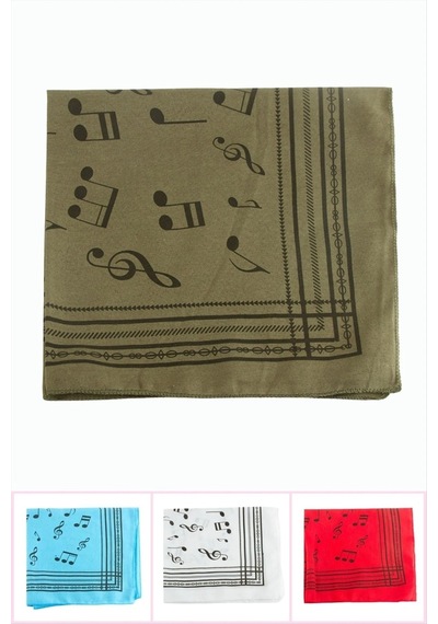 Nota Desenli Keten Bandana 50 50