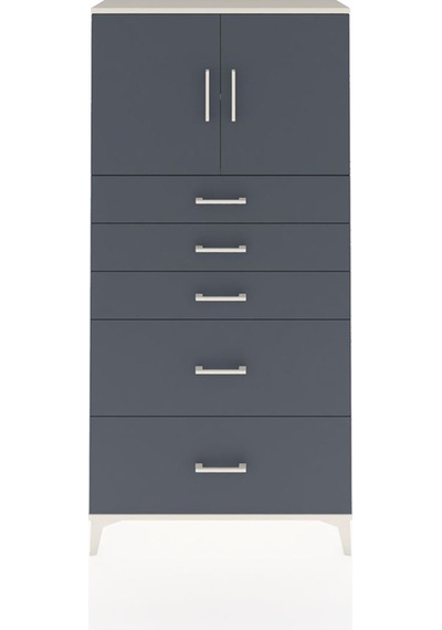Arges Dolap 2 Raflı 5 Çekmeceli 2 Kapaklı 88x30x182 Aytaşı-an... Aytaşı