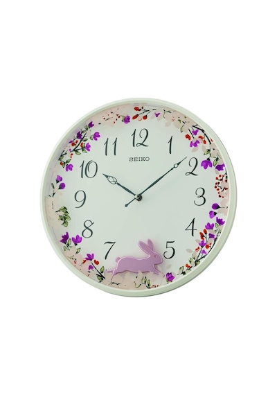 Seiko Clocks Qxc238w Tavşan Figürlü Sarkaçlı Duvar Saati Beyaz