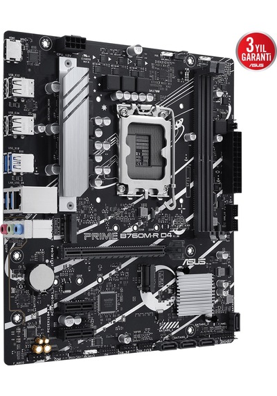 Asus Prıme B760m-r D4 Intel B760 Soket 1700 Ddr4