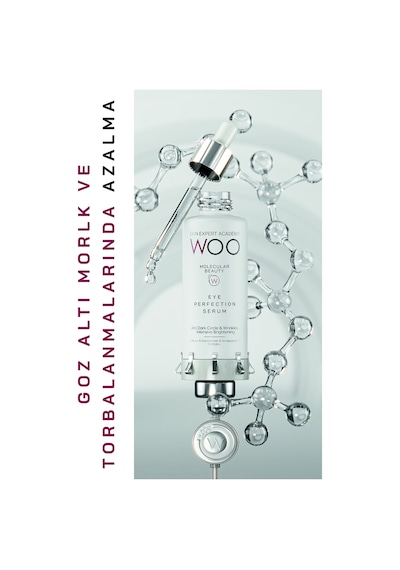 Woo Skin Expert Academy Göz Altı Torba Halka Morluk Karşıtı Karşıtı Serum 50 ML