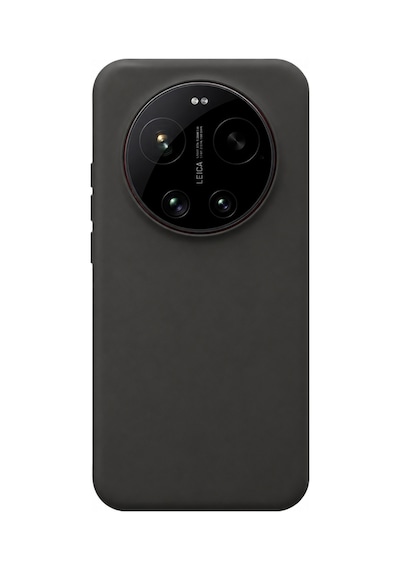 Xiaomi Mi 17 Ultra Uyumlu İçi Kadife Kaplamalı Silikon Kılıf Airline Serisi Siyah