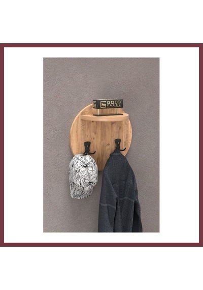 Storeşahin Duvar Askılığı Ceviz Kahverengi Shn0720