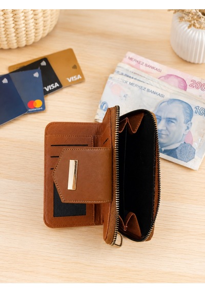 Newish Polo Kadın Şeritli Deri Desenli Telefon Kağıt Para Bölmeli Kartlık Ve Cüzdan - Orta Boy Taba - Kahverengi Newish Polo Kadın Şeritli Deri Desenli Telefon Kağıt Para Bölmeli Kartlık Ve Cüzdan - Orta Boy Taba - Kahverengi