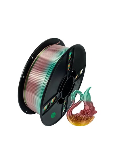 Kingroon Rainbow Pla Silk Gökkuşağı Makron Filament 1.75 Mm 1000gr