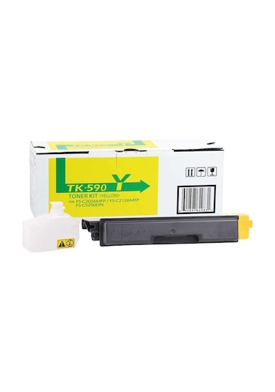 Tonerturk Kyocera Tk-590 Sarı Uyumlu Toner/ Fsc5250 / Fsc2626 / Fsc2526 / F