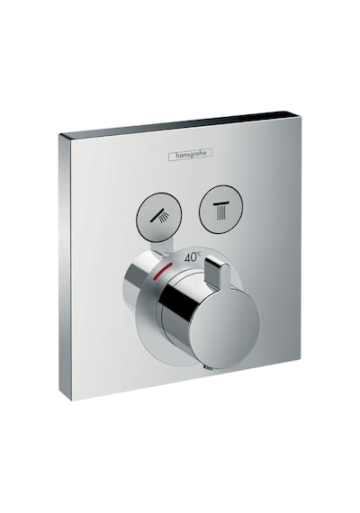 Hansgrohe Showerselect Termostatik Batarya, Ankastre, 2 Çıkış İçin Krom Krom