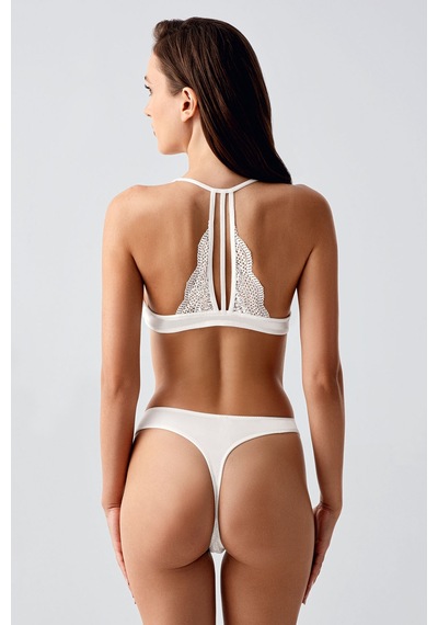 New Bra 4164 Çift Destekli B Cup Ekru