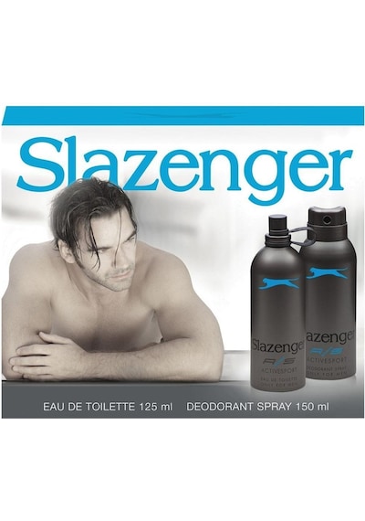 Slazenger Activesport Mavi Erkek Parfüm Seti + Diş Beyazlatıcı Köpük