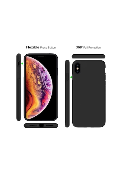 Apple Uyumlu iPhone XS Max Kilif Liquid Içi Kadife Tam Koruma Lansman 409270722