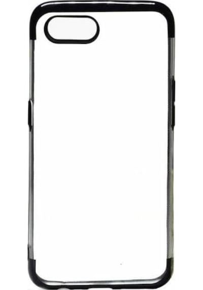 Realme C2 Kılıf Köşeleri Renkli Kamera Çıkıntılı Şeffaf Silikon