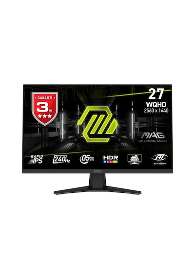 Msı Mag 274qf X24 27 240hz 0.5ms Freesync Wqhd Flat Rapid Cece5msı0294