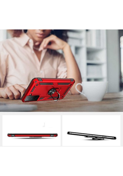 Zore Galaxy S21 Fe Kılıf Ogaa Vega Kapak - Rose Gold
