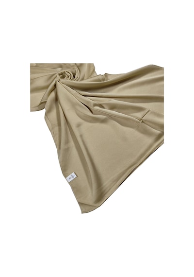Mim Eşarp Mısırlı Eşarpları Düz Renk Vual Twill Şal Gold