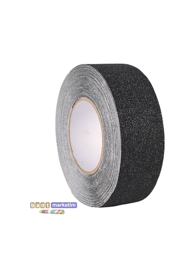 Merdiven Ve Zemin Kaydırmaz Kaymaz Bant 50mm X 25mt Siyah