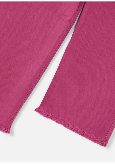 Mayoral Kız Çocuk Geniş Paçalı Gabardin Pantolon Pembe 3588