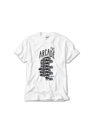 Arcade Fire Music Prize Beyaz Tişört Beyaz