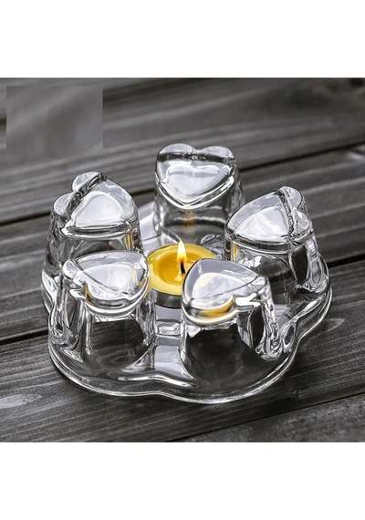 Epinox Coffee Tools Cam Demlik Isıtıcı Altlığı Stand Şeffaf