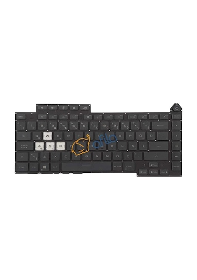 Asus Rog Strix G15 G513ı Notebook Klavyesi Siyah Tr Rgb Işıklı