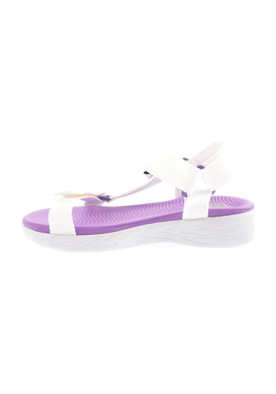 Dgn 103-23y Kadin Bantli Cirtli Sandalet 103-2265-R0266 Beyaz - Mor