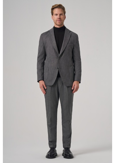 Morven Erkek Siyah Poliviskon Trend Desenli Dynamic Fit Mono Yaka Ceket 26ks002005001 Siyah Morven Erkek Siyah Poliviskon Trend Desenli Dynamic Fit Mono Yaka Ceket 26ks002005001 Siyah