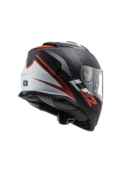 Ls2 Storm 2 Nerve Full Face Motosiklet Kaskı Mat Siyah - Kırmızı