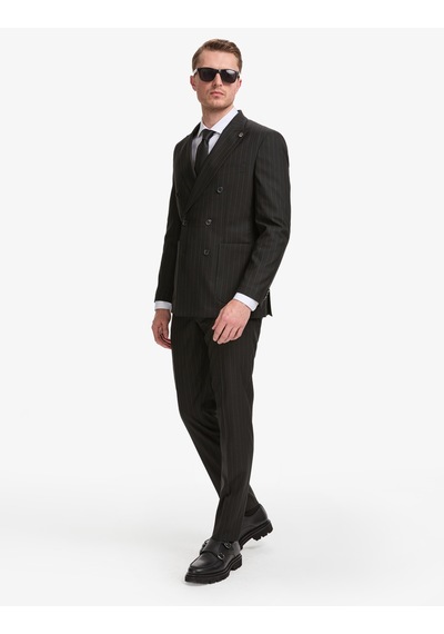 Pierre Cardin Erkek Siyah Takım Elbise 50319630-vr046