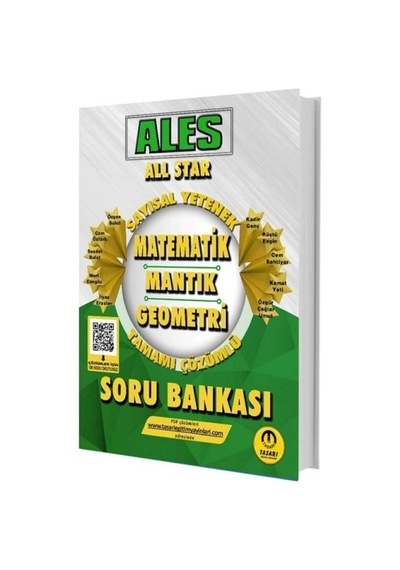 Tasarı Yayınları Ales All Star Sayısal Yetenek Matematik Mantık Geometri Soru Bankası
