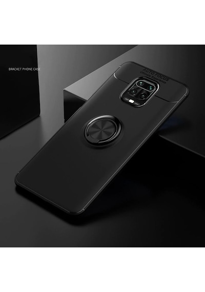 Redmi Note 9S Yüzüklü Standli Manyetikli Kamera Korumali Kilif 433446573