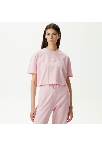 United4 Unıted4 Classic Kadın Pembe Crop T-shirt