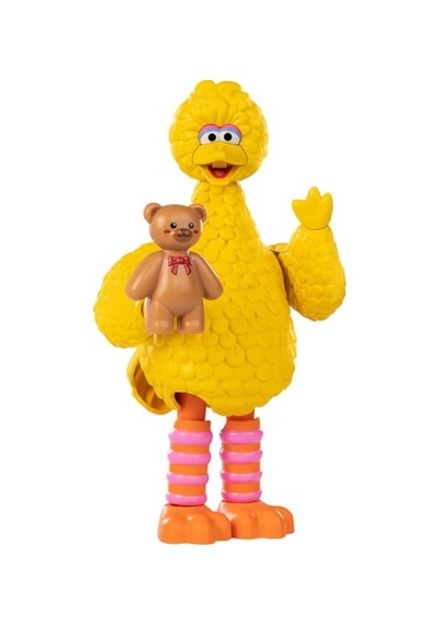 Susam Sokağı Minik Kuş Blokees Sesame Street Blokees Big Bird Figür Model Kit 14 Cm
