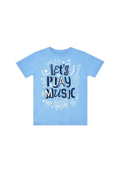 Denokids Mushi Let's Play Erkek Çocuk T-shirt Denim Şort Takım Çok Renkli