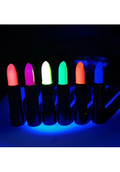 Karanlıkta Parlayan Yanan Uv Neon Ruj Yüz Boyama 6 Adet 6 Renk 4434