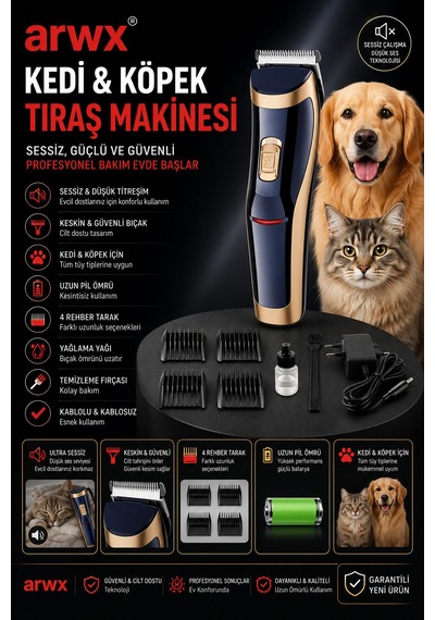 Kedi Köpek Kambur Tıraş Makinesi Kalitenin Adresi