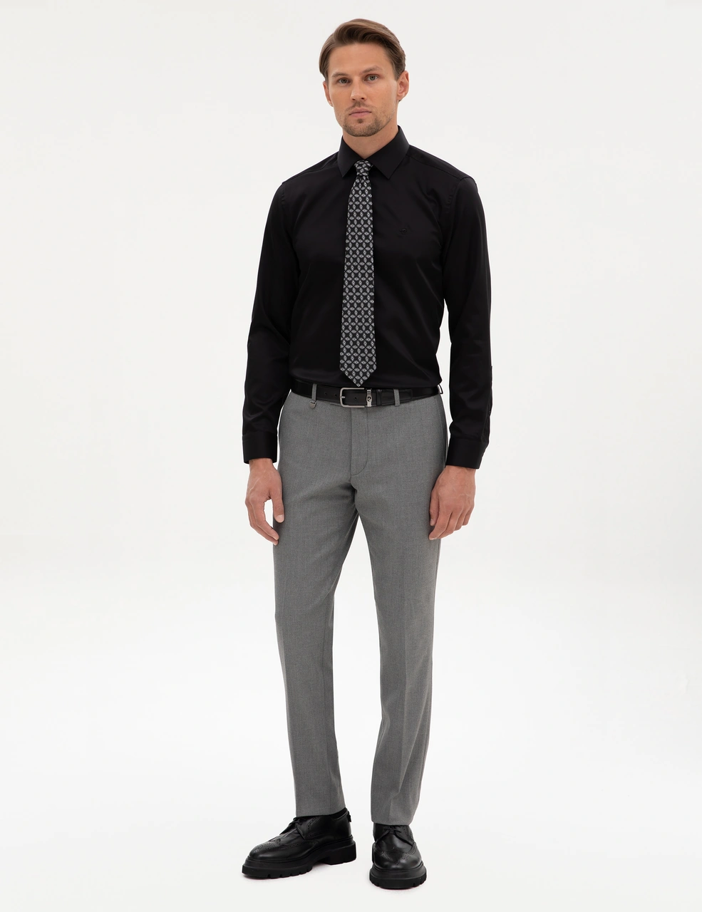 Pierre Cardin Erkek Siyah Gömlek Basic 50315254-vr046 Siyah