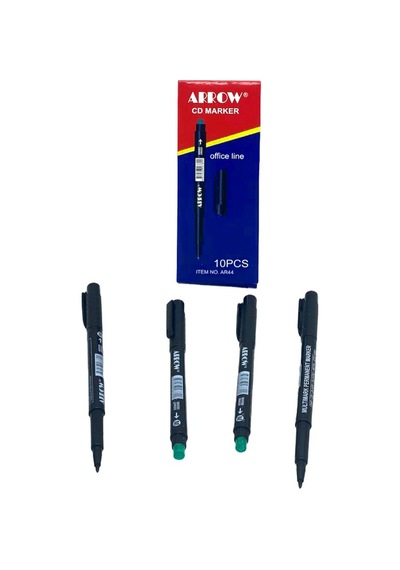 Siyah Cd Kalemi - Marker - Asetat Kalemi