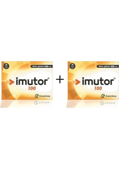 Imutor 100 Mg Beta Glukan 30 Kapsül 2 Adet